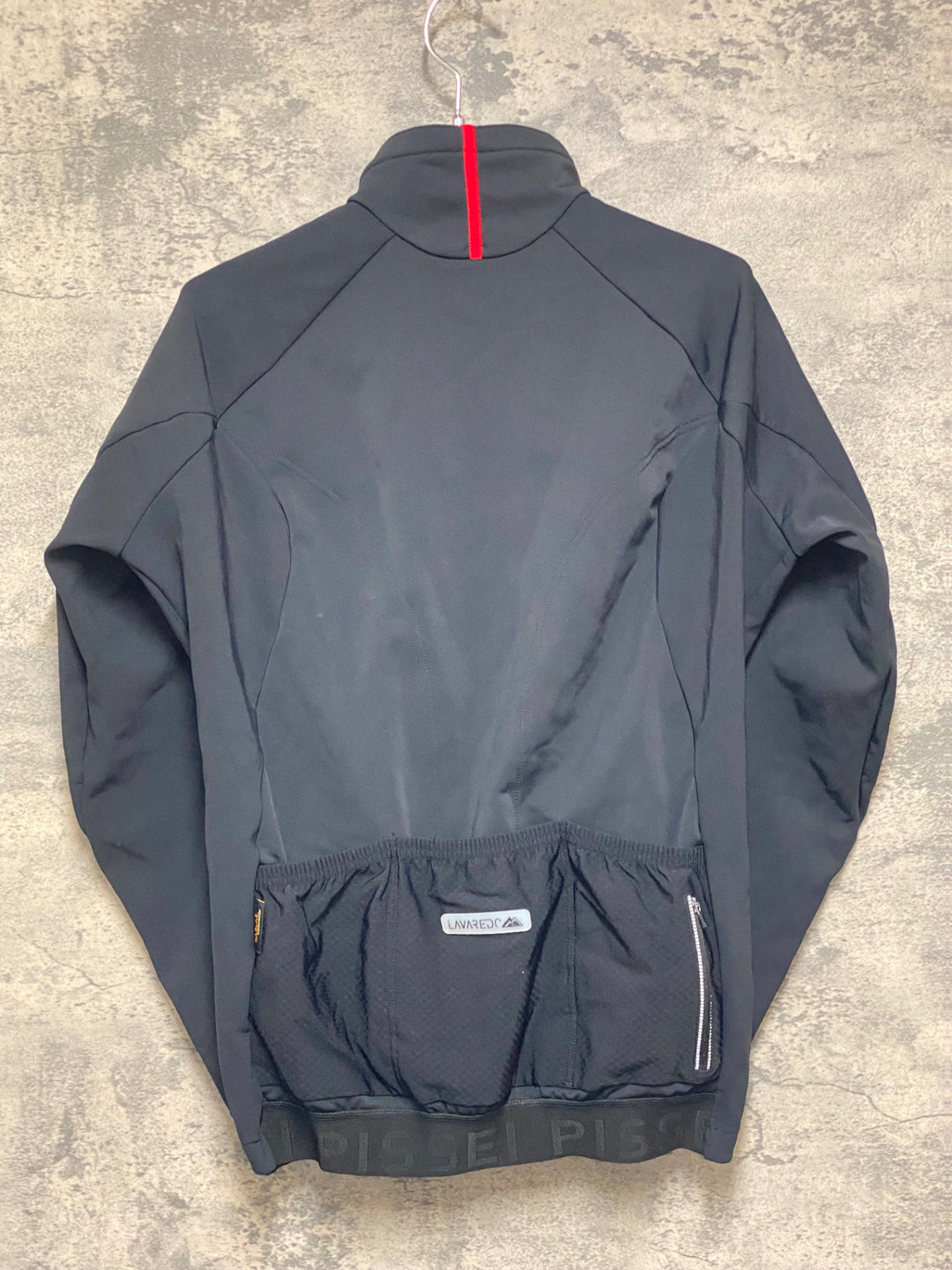KN176 ピセイ PISSEI 長袖 サイクルジャケット 黒 L/4 裏起毛 LAVAREDO