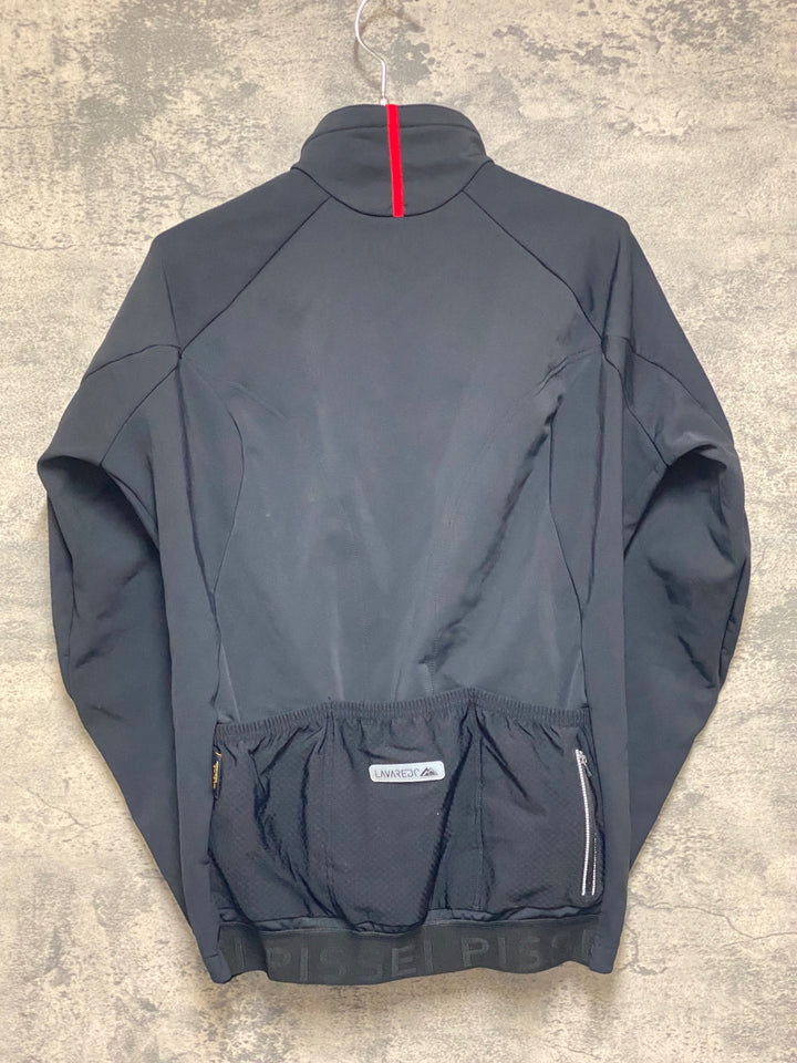KN176 ピセイ PISSEI 長袖 サイクルジャケット 黒 L/4 裏起毛 LAVAREDO