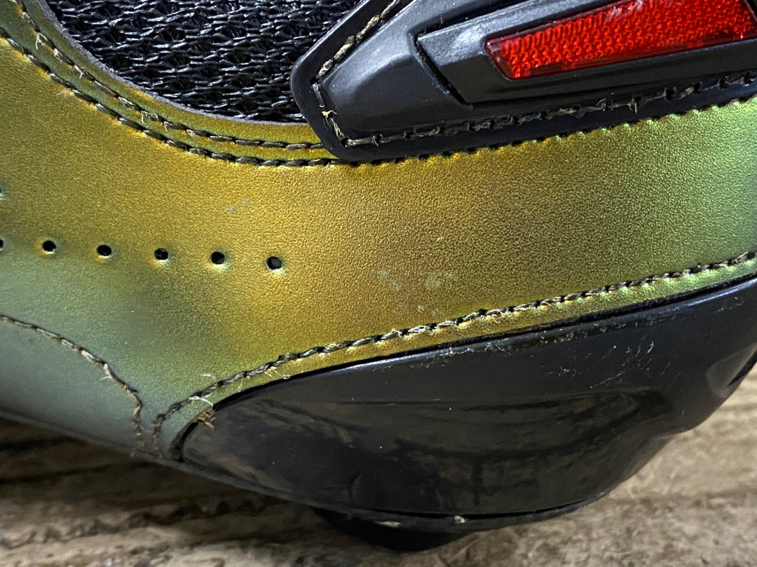 JS462 シディ SIDI ショット SHOT 2 3穴 ビンディングシューズ EU42 ゴールド/シルバー