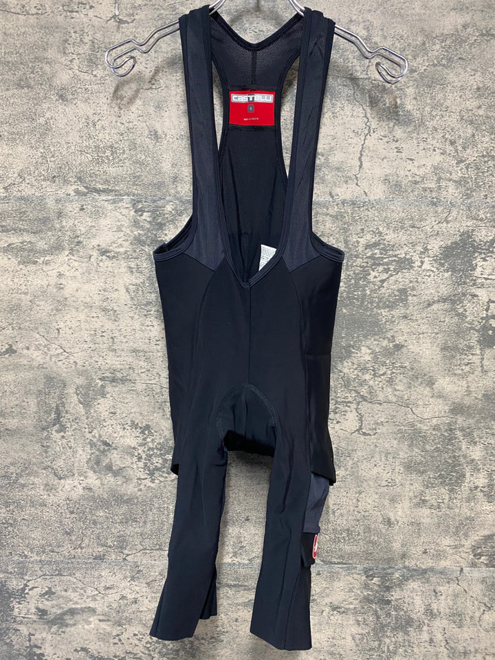 JT758 カステリ CASTELLI ビブショーツ 黒 S 裏起毛