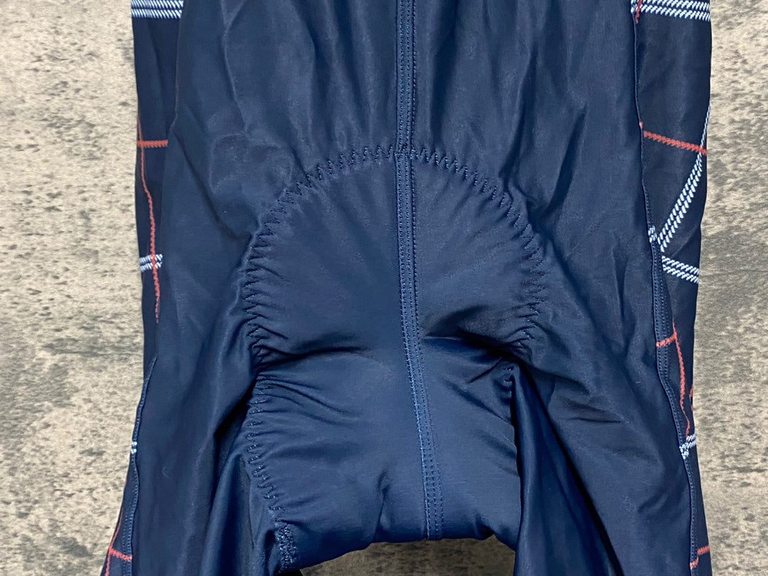 JU184 バレット VALETTE ビブショーツ ネイビー 総柄 M