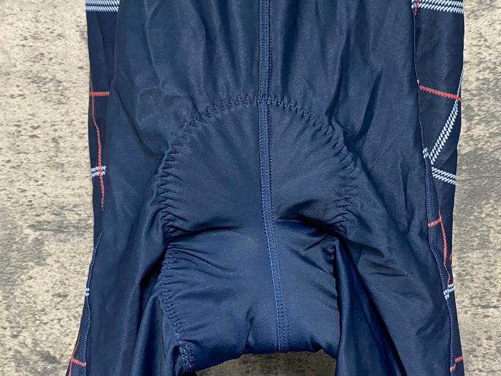 JU184 バレット VALETTE ビブショーツ ネイビー 総柄 M