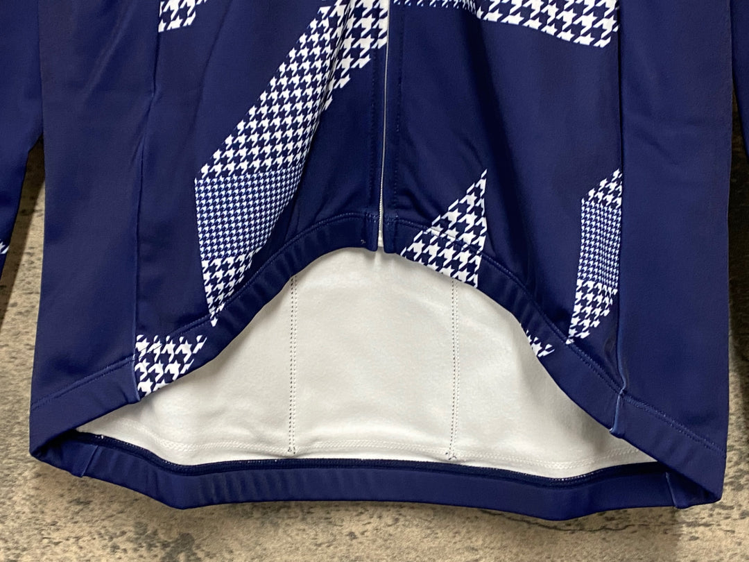 JV976 レリック reric Women's Sugar Long Sleeve Jersey 長袖サイクルジャージ 紺 M 裏起毛 レディース
