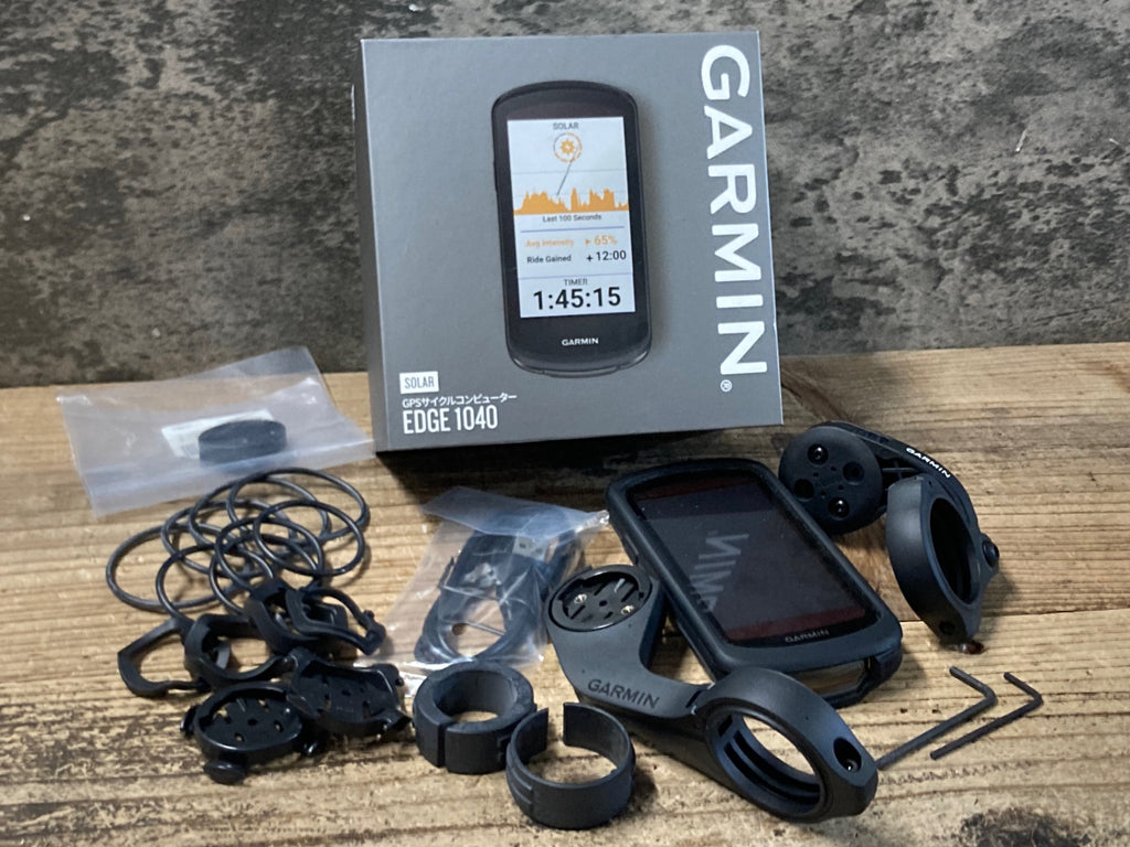 け*ん様 GARMIN Edge 1040 SOLAR サイクルコンピューター KE873 ガーミン GARMIN EDGE 1040 SOLAR サイクルコンピューター 動作