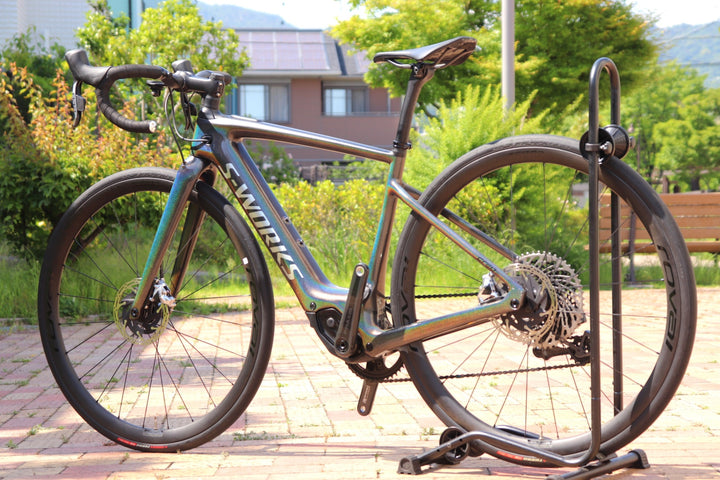 【訳あり】 スペシャライズド SPECIALIZED エスワークス クレオ S-WORKS TURBO CREO SL 2021年モデル Sサイズ スラム RED AXS D1 MIX 12S カーボン ロードバイク E-BIKE 【芦屋店】