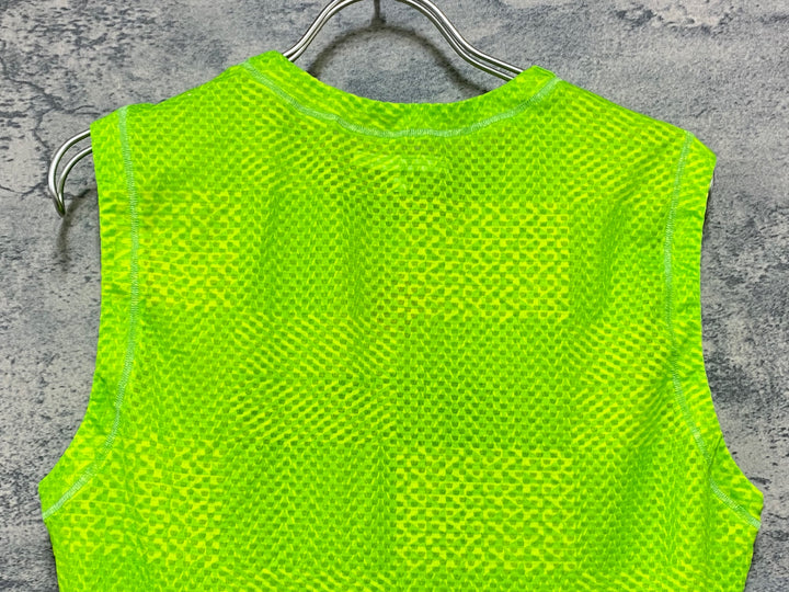 KB692 カステリ CASTELLI ノースリーブ ベースレイヤー 黄 M