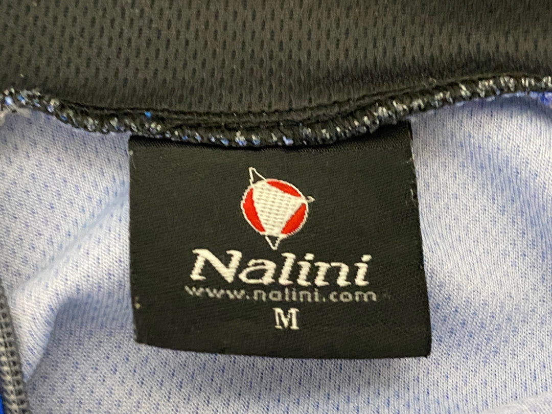KI590 ナリーニ Nalini 半袖 サイクルジャージ 白青 M