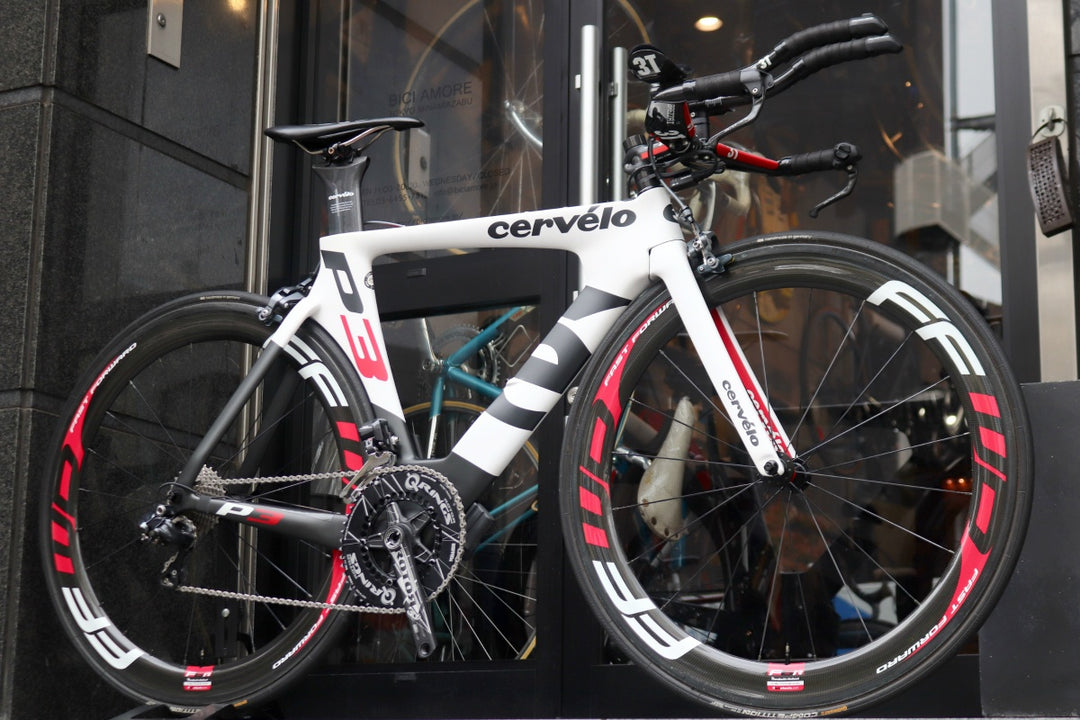 サーヴェロ Cervelo P3 2014 48サイズ アルテグラ 6870 Di2 11S FFWD F6R カーボン TTバイク タイムトライアルバイク 【南麻布店】