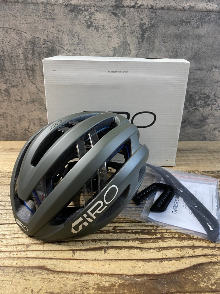 KE429 ジロ GIRO Aries Spherical AF ヘルメット ダークサージ M 55-59cm 2025/10製造