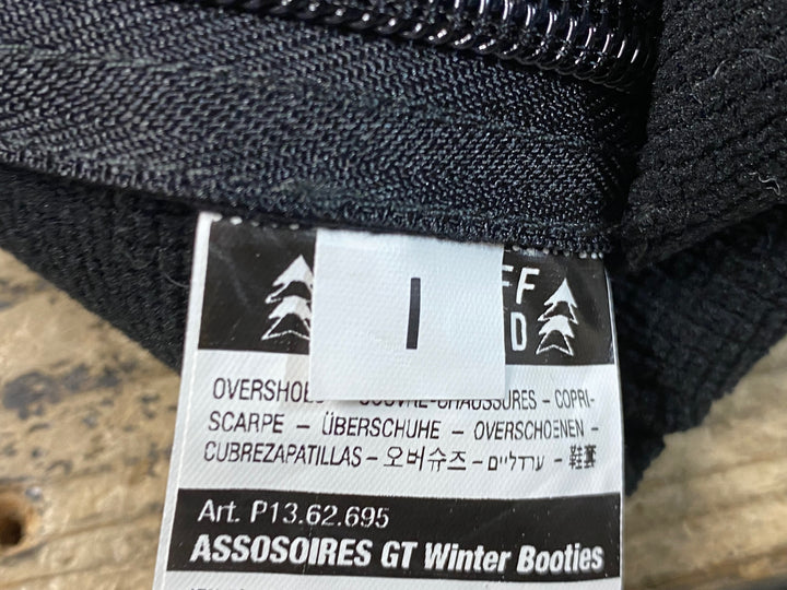 JW797 アソス assos GT WINTER BOOTIES シューズカバー 黒 1 裏起毛
