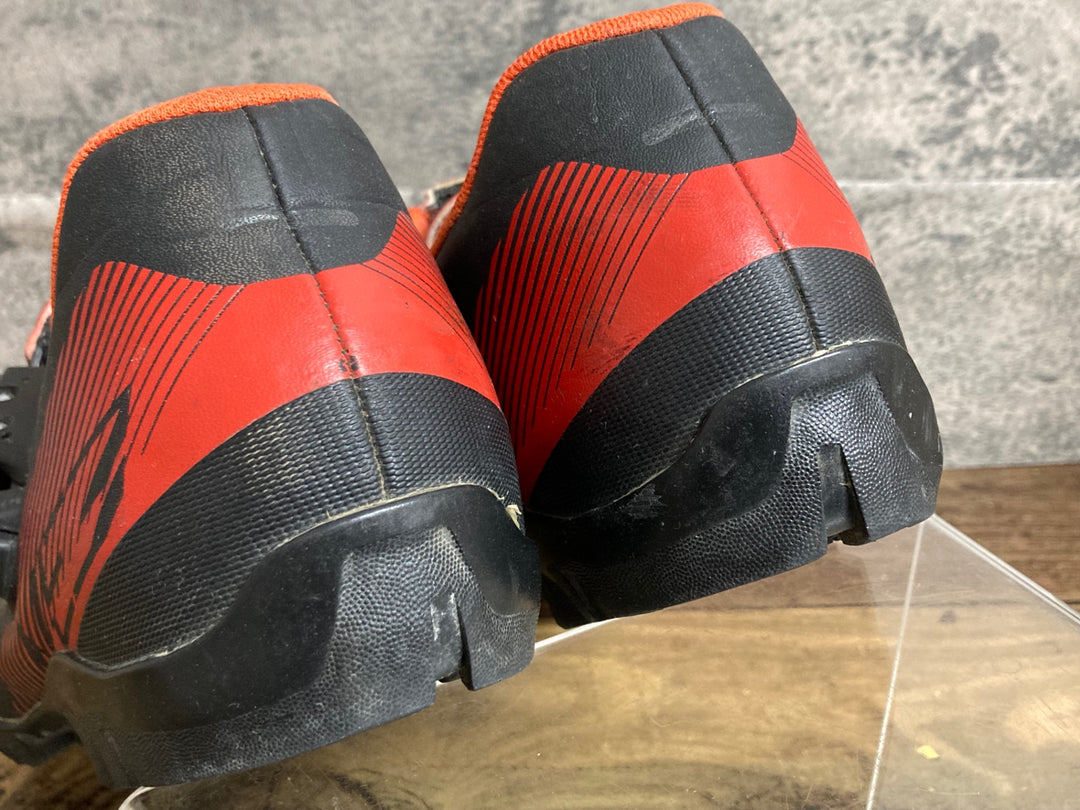 JY084 シマノ SHIMANO ME3 SH-ME300-E ビンディングシューズ EU42 黒赤 2穴