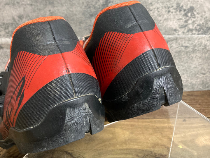 JY084 シマノ SHIMANO ME3 SH-ME300-E ビンディングシューズ EU42 黒赤 2穴