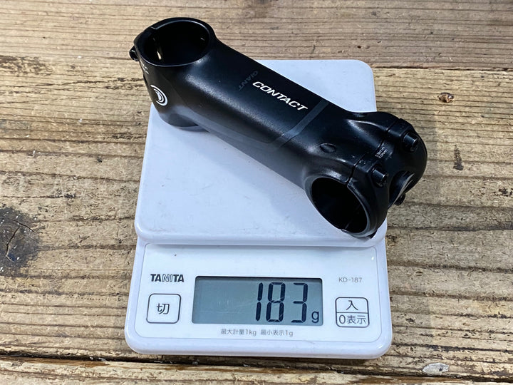 JU508 ジャイアント GIANT CONTACT アルミ ステム 黒 110mm Φ31.8 OD2