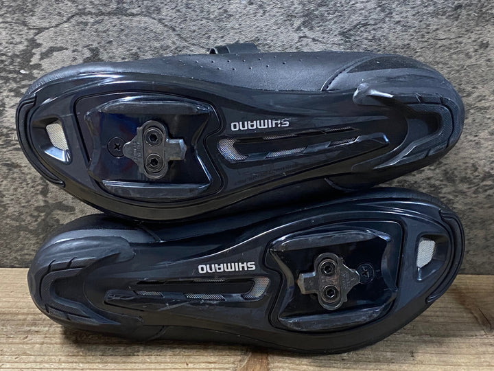 KG415 シマノ SHIMANO RP1 SHRP100-S L ビンディングシューズ 3穴 ブラック EU42 3穴 ※ペン字あり