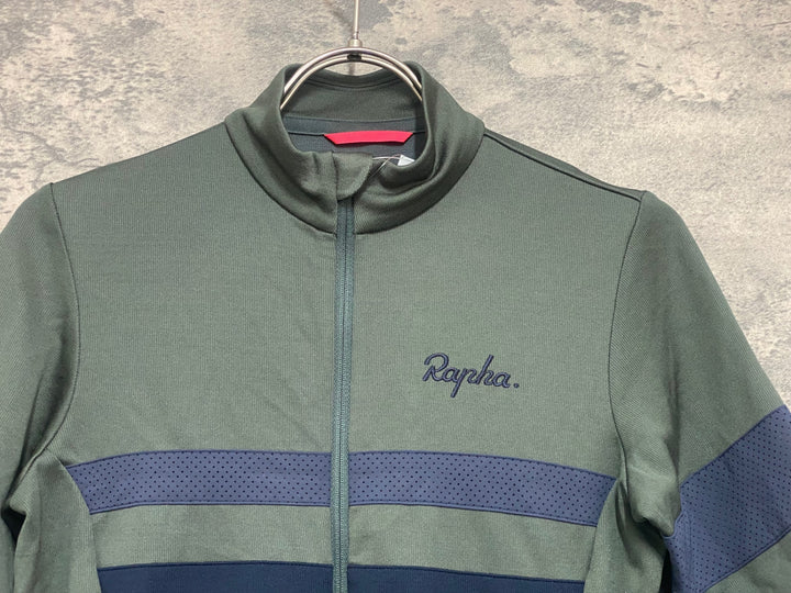 JN426 ラファ Rapha WOMEN'S BREVET JERSEY 半袖 サイクルジャージ カーキ S