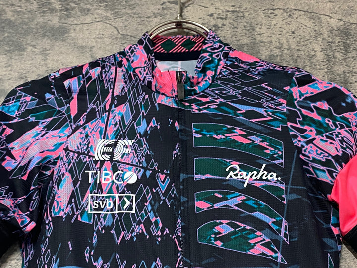 KK464 ラファ Rapha EF Education Women's First Pro Team Jersey 半袖 サイクルジャージ XXS レディース