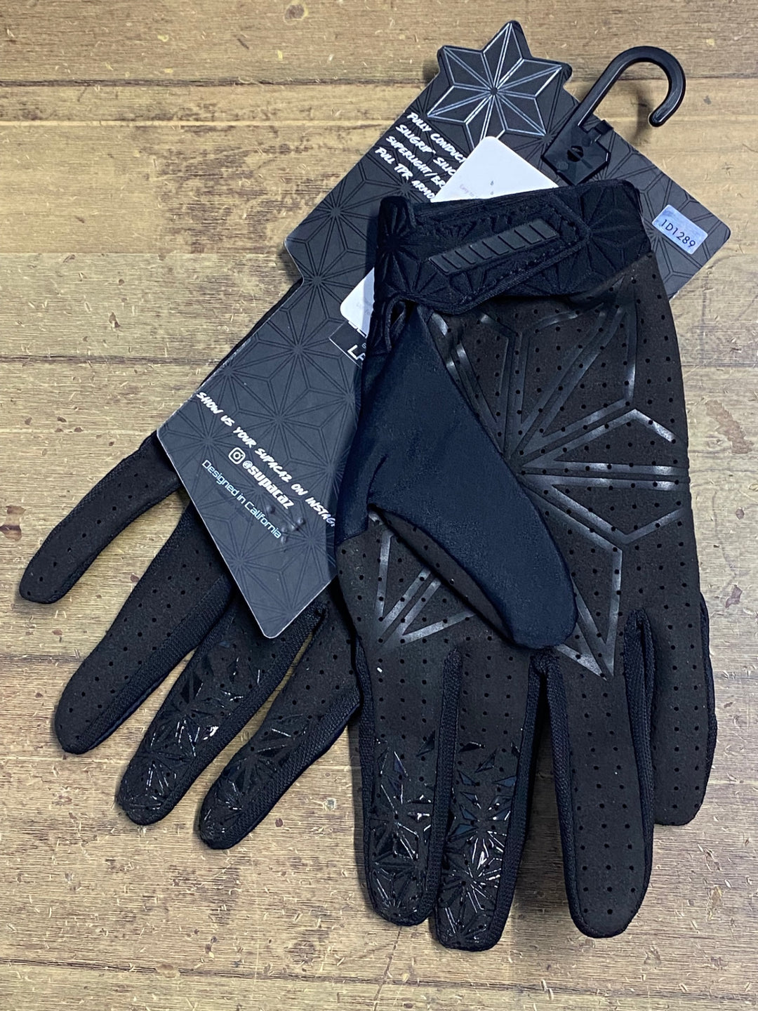 KG197 スパカズ SUPACAZ GALACTIC GLOVES 長指 グローブ 黒 L