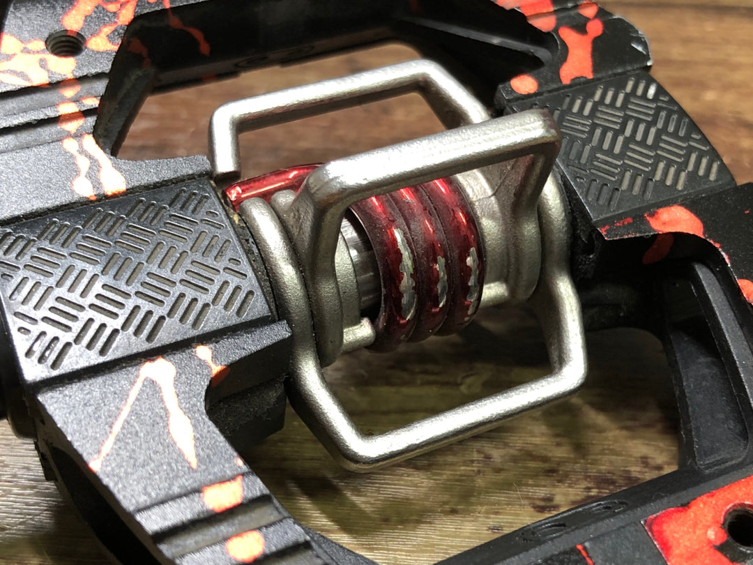 JK261 クランクブラザース crankbrothers MALLET E LS ビンディングペダル 黒 赤