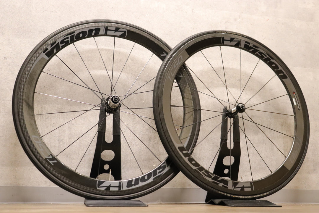 ヴィジョン VISION TC50 カーボン チューブラー シマノ 12/11S ホイールセット 【さいたま浦和店】