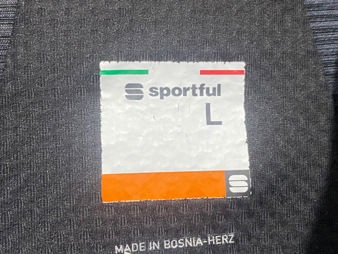 JP849 スポーツフル sportful 半袖 サイクルジャージ 黒 L