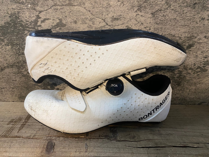 JQ903 ボントレガー BONTRAGER Circuit Road Shoe ビンディングシューズ SPD-SL EU40 白