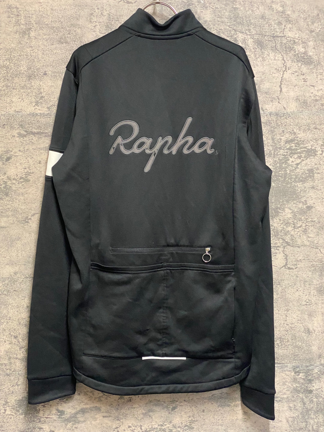 JZ866 ラファ Rapha WINTER JERSEY 長袖 サイクルジャケット 黒 XL