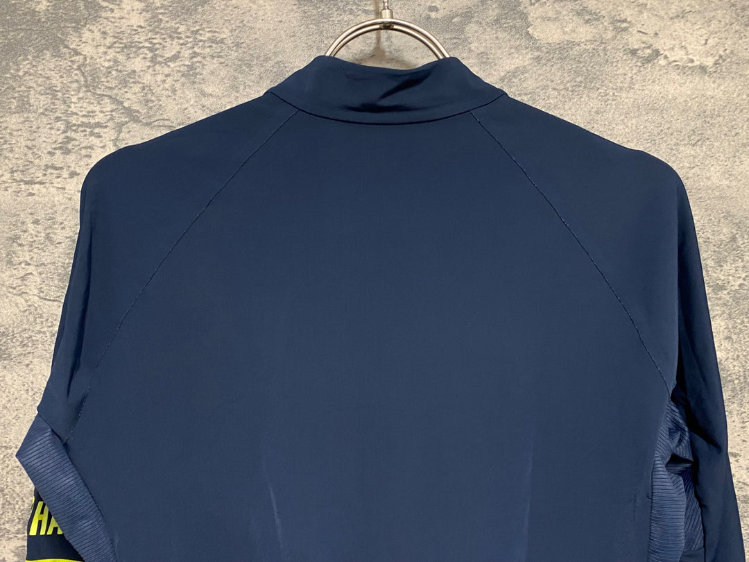 JN772 ラファ Rapha PRO TEAM LONG SLEEVE THERMAL JERSEY 長袖 サイクルジャージ 紺 M 裏起毛