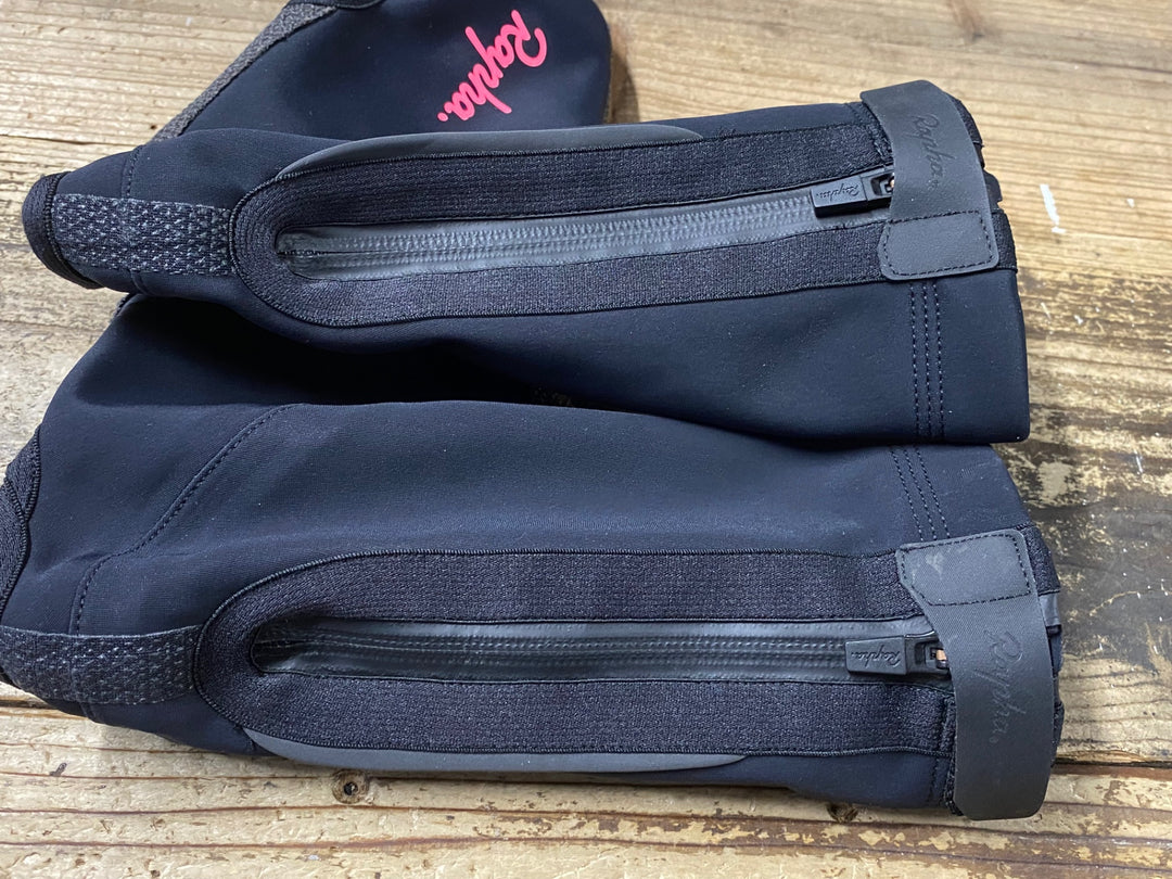 JZ134 ラファ Rapha DEEP WINTER OVERSHOES シューズウォーマー 黒 M 裏起毛