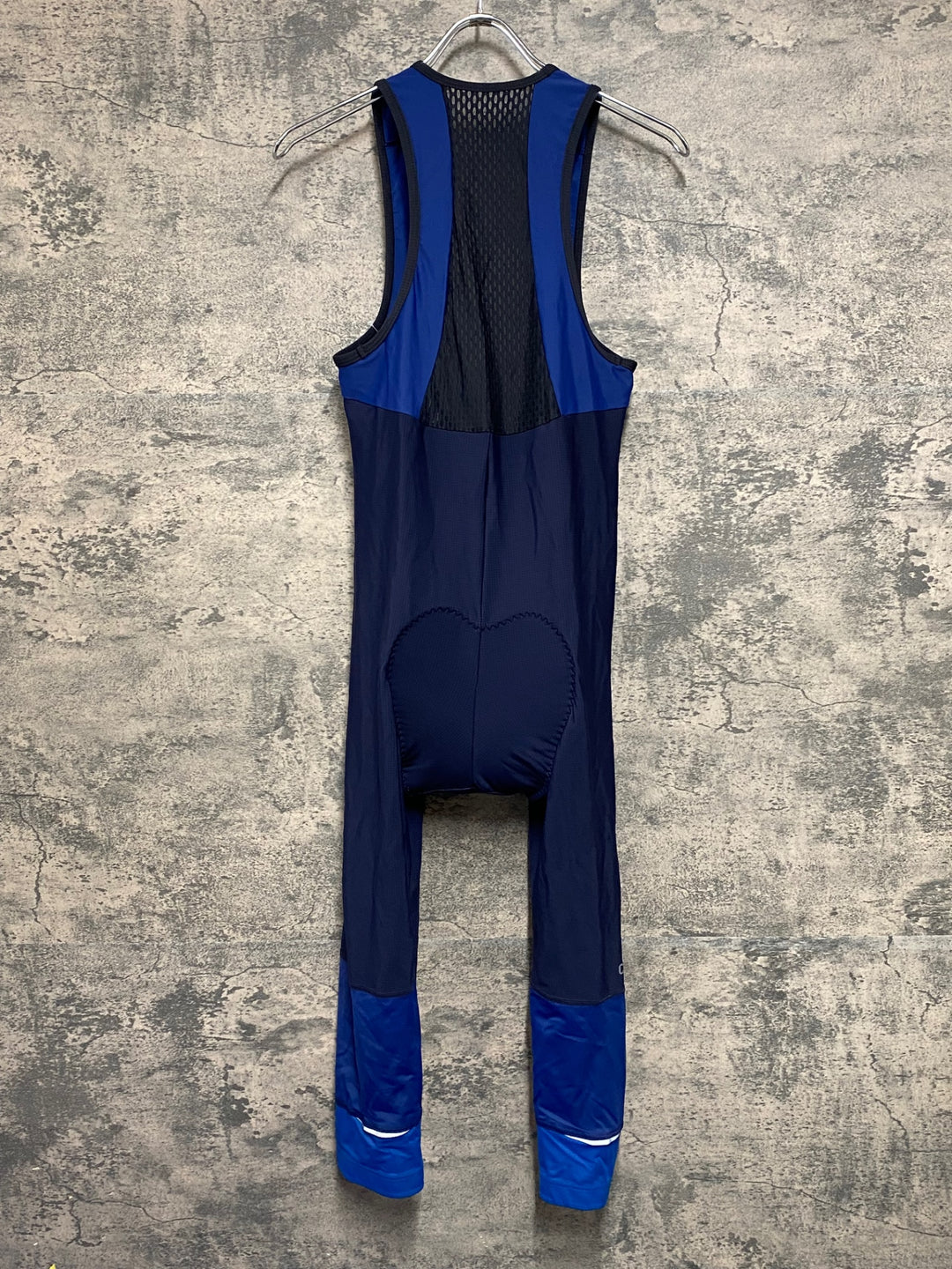 JU494 カフェドシクリステ Cafe du Cycliste ADRIENNE MAN ビブタイツ 紺 L 裏起毛