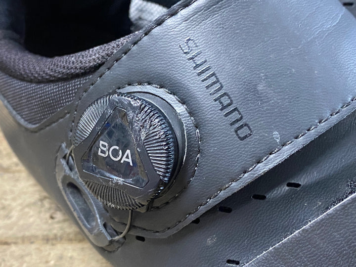KF261 シマノ SHIMANO SH-RP400M L01E WIDE ビンディングシューズ 黒 BOA 3穴 EU44