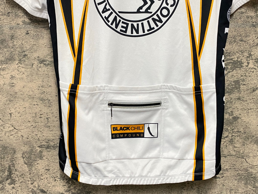 KH481 CUORE Continental 半袖サイクルジャージ S 白