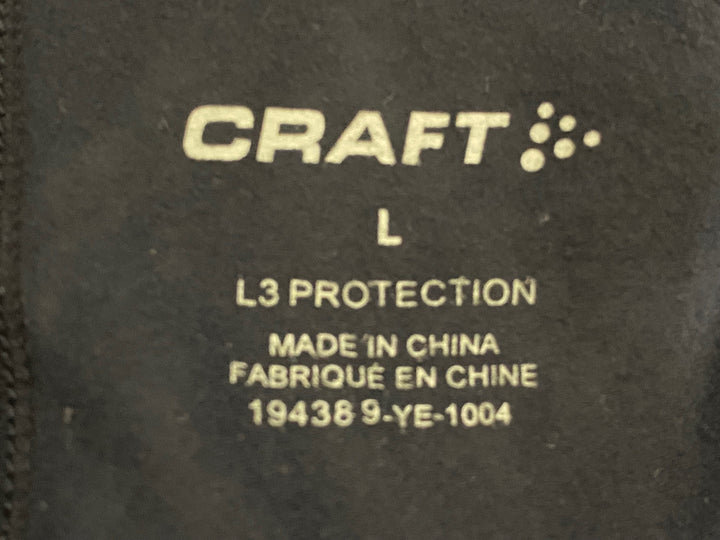 JP988 クラフト CRAFT ビブタイツ 黒 L 裏起毛