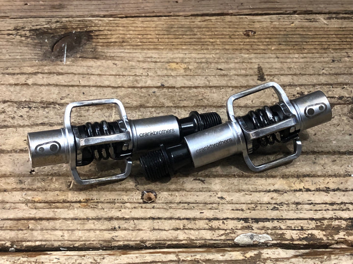 JS044 クランクブラザーズ Crankbrothers エッグビーター EGG BEATER クロモリ ビンディングペダル ※軸ゴム劣化