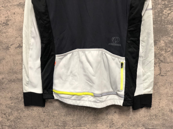 KJ365 パールイズミ PEARL iZUMi 長袖 サイクルジャケット 裏起毛 黒 グレー M