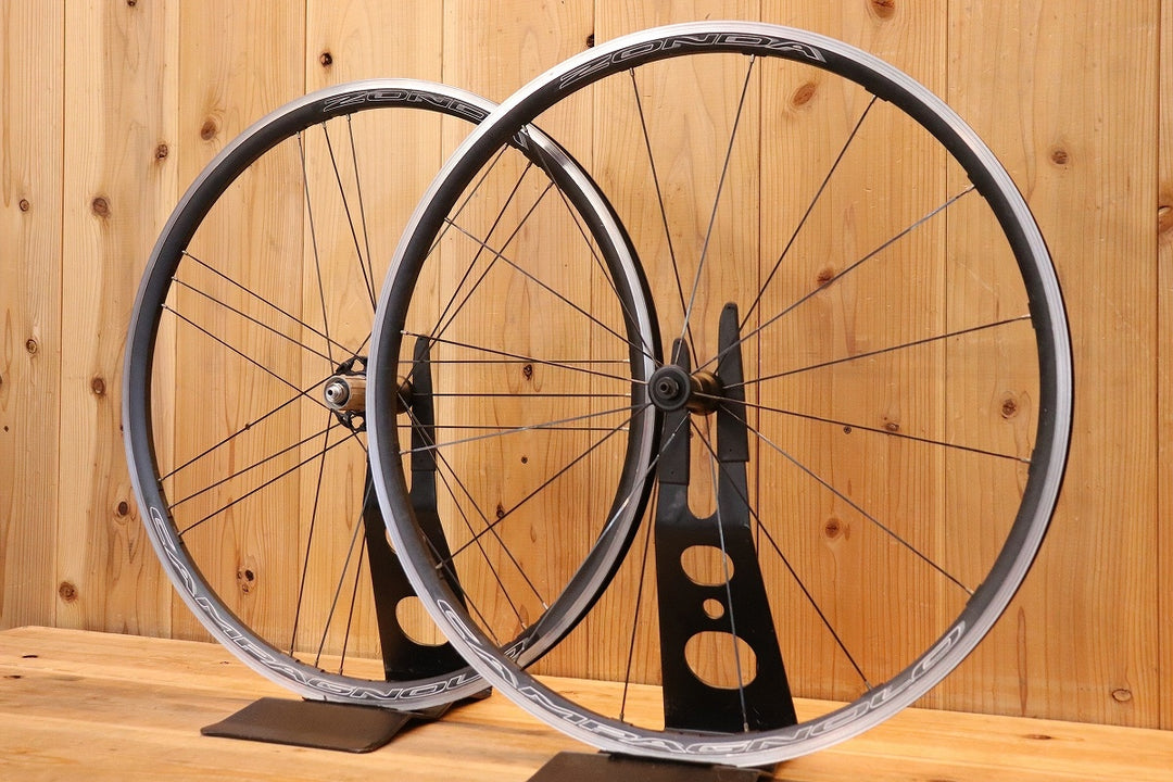カンパニョーロ CAMPAGNOLO ゾンダ ZONDA 17C アルミ クリンチャー ホイールセット シマノ 11S/12S 【芦屋店】