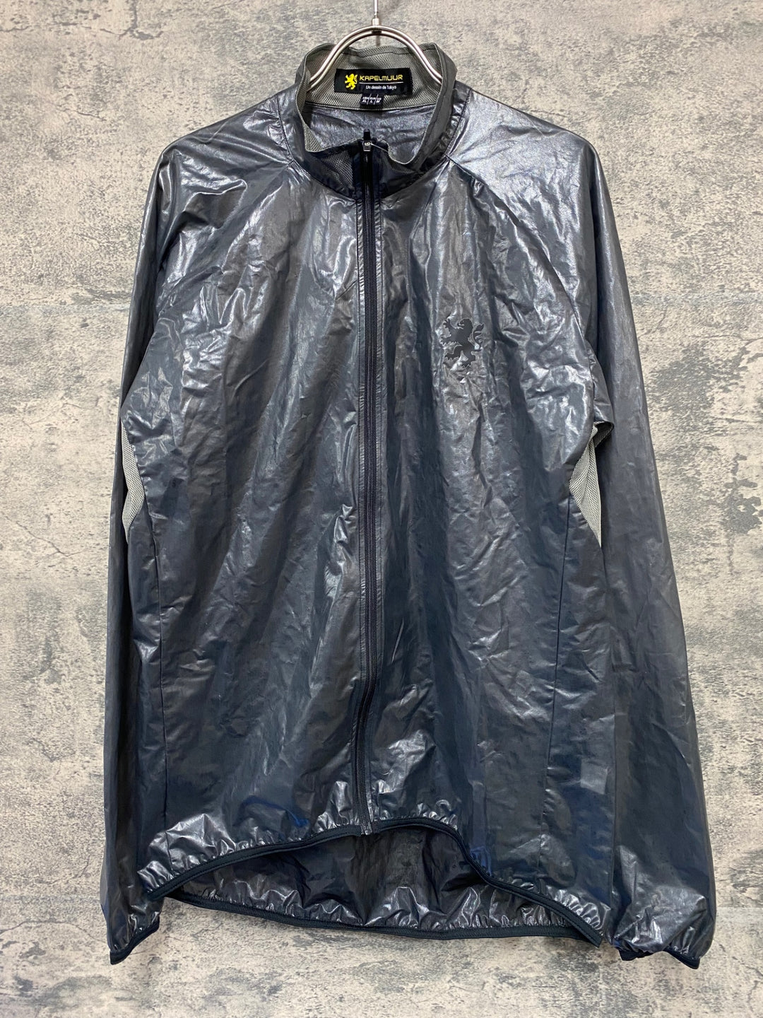 KA885 カペルミュール KAPELMUUR クリア レインジャケット レインウェア XL グレー