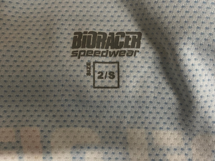KI161 ビオレーサー BIO RACER 半袖 サイクルジャージ 水色 S
