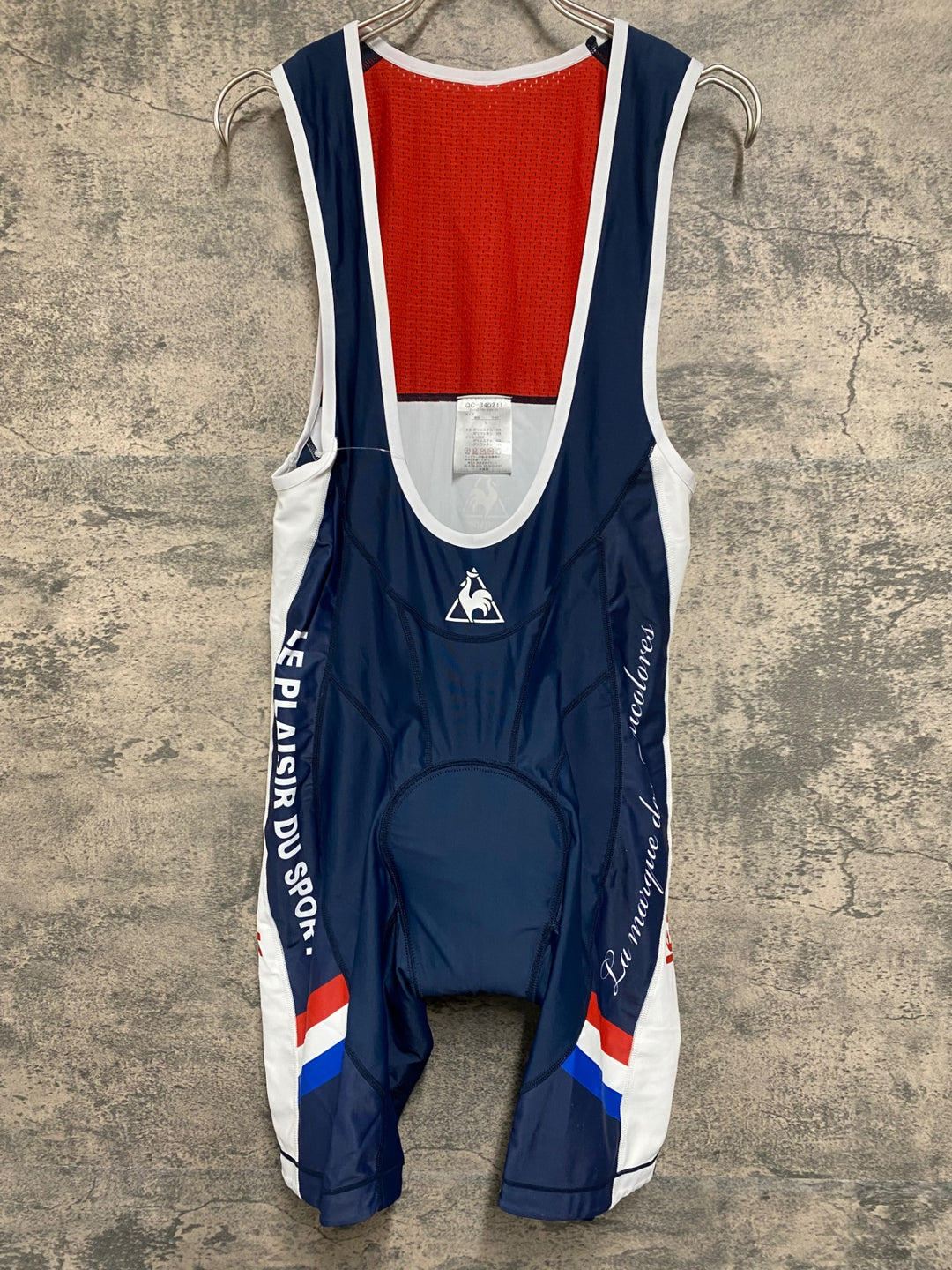 JV246 ルコックスポルティフ le coq sportif ビブショーツ ネイビー L
