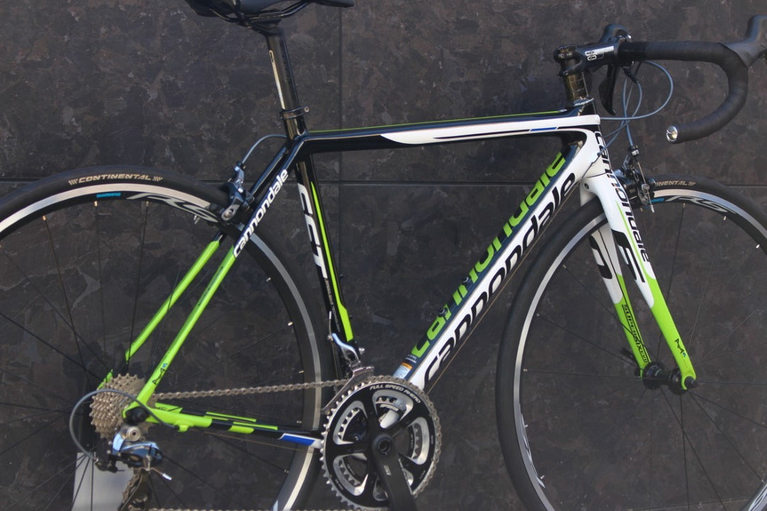 キャノンデール CANNONDALE スーパーシックス エボ SUPERSIX EVO HI-MOD 2014 50サイズ シマノ デュラエース 9000 Mix 11S カーボン ロードバイク 【福岡店】