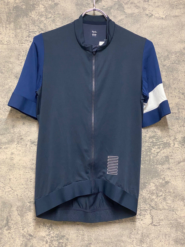 KO101 ラファ Rapha PRO TEAM TRAINING JERSEY 半袖 サイクルジャージ 紺 M