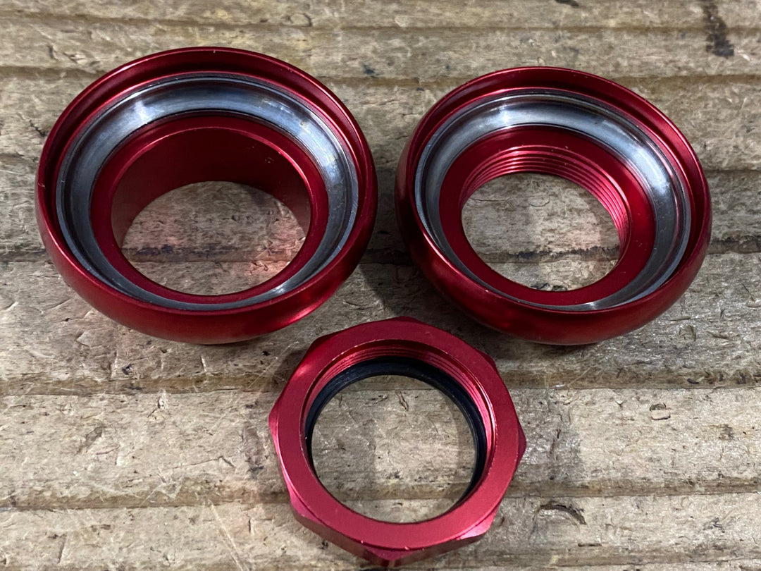 KP674 未使用 タンゲセイキ TANGE SEIKI パッセージ PASSAGE DX 1インチ スレッド ヘッドパーツ ヘッドセット JIS規格 赤