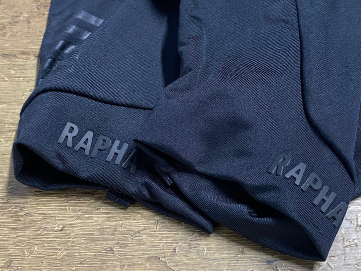 KB342 ラファ Rapha PRO TEAM MITTS 指切り グローブ 紺 黒 M