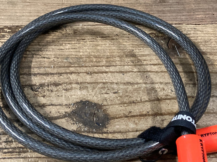 KP740 クリプトナイト KRYPTONITE フレックスケーブル ワイヤー錠 オレンジ