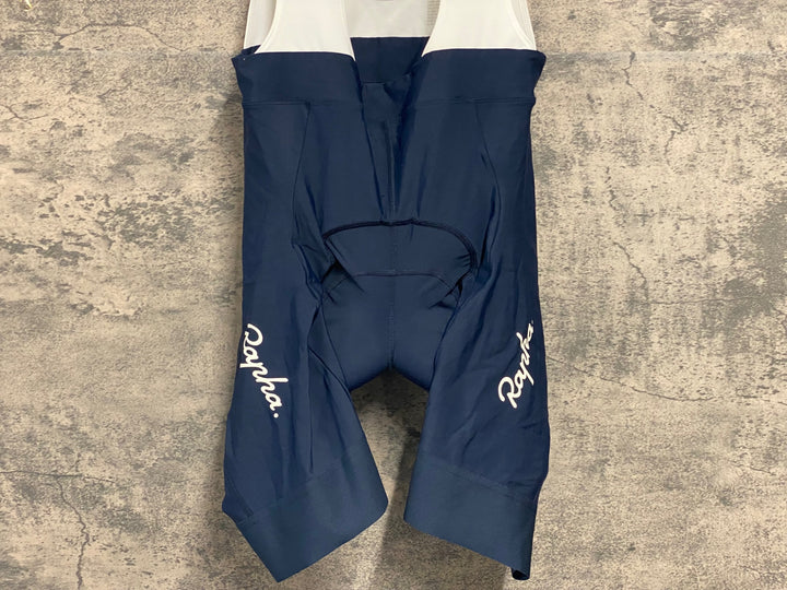 JW285 ラファ Rapha CORE BIB SHORTS ビブショーツ ダークネイビー L ※パッド外側擦れ大