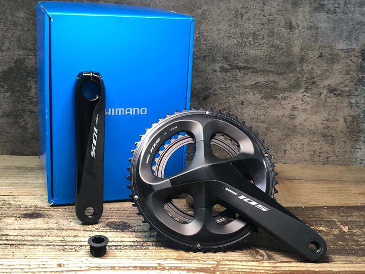 JR626 シマノ SHIMANO 105 FC-R7000 クランクセット 黒 50/34T 165mm