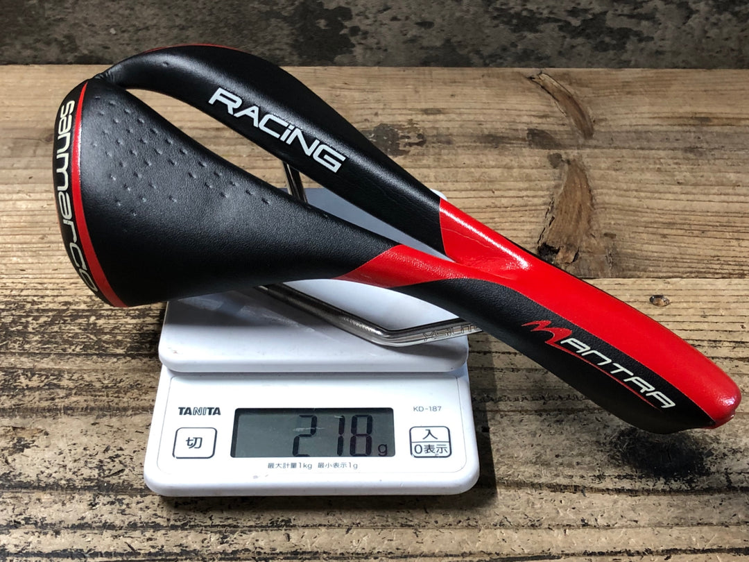 KA908 セラサンマルコ selle san marco マントラ MANTRA RACiNG サドル 黒赤 138mm XSILITEレール
