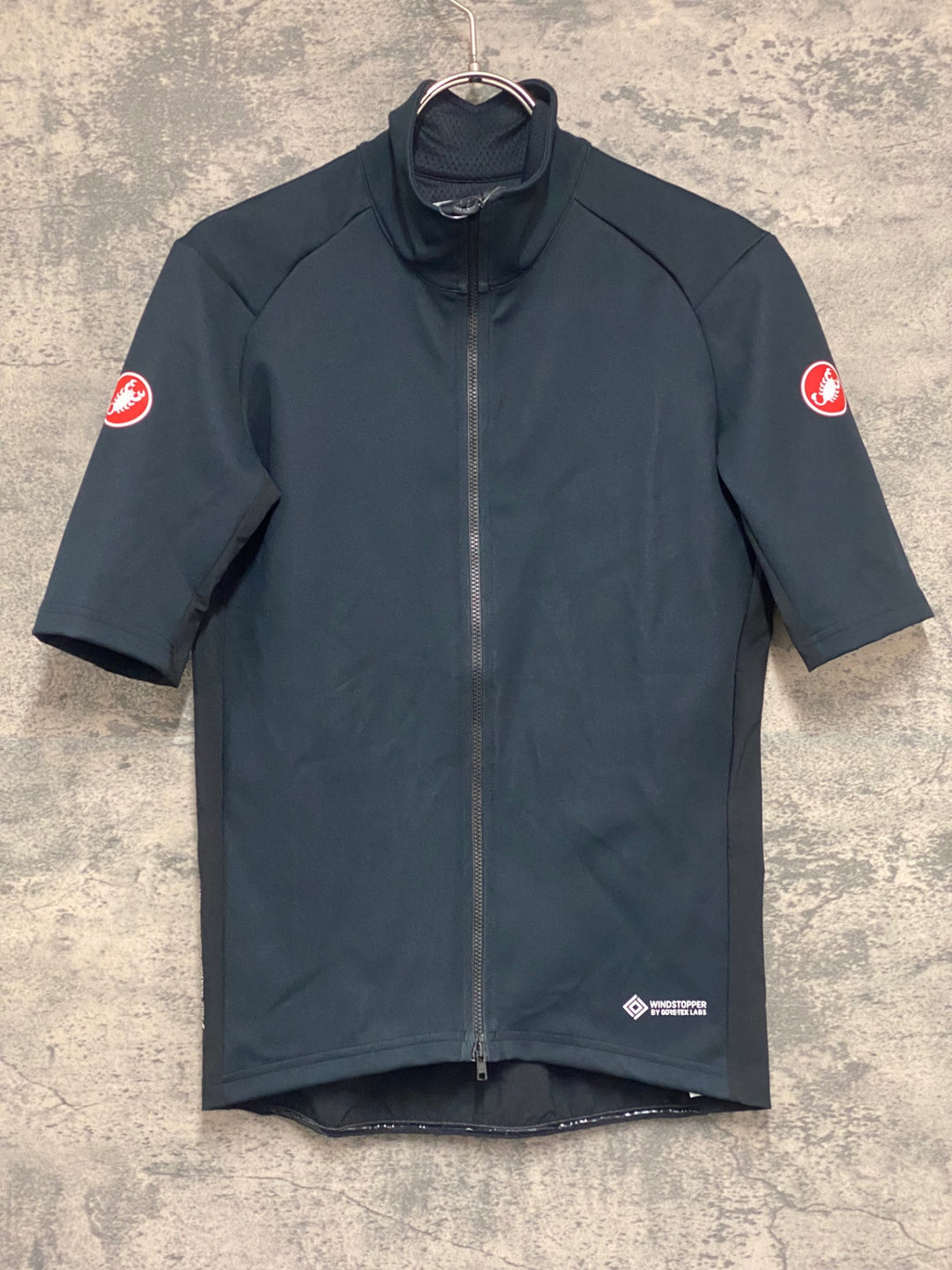 KE426 カステリ CASTELLI ROSSO CORSA 半袖 サイクルジャージ 紺 S perfetto