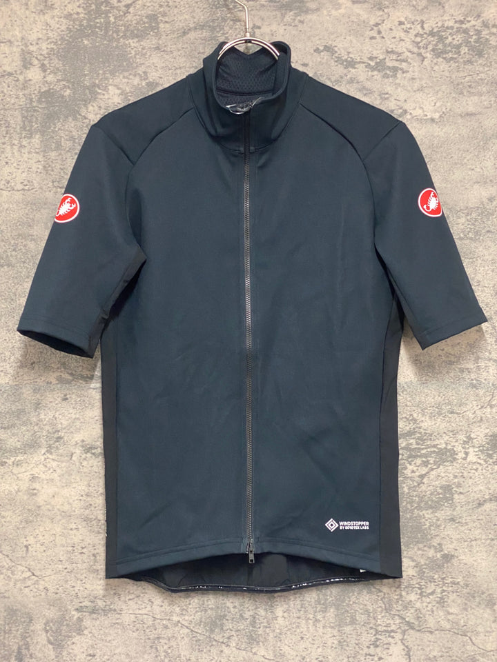KE426 カステリ CASTELLI ROSSO CORSA 半袖 サイクルジャージ 紺 S perfetto