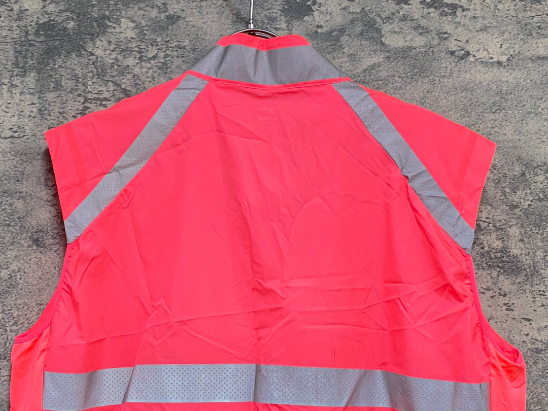 JZ860 ラファ Rapha BREVET VISIBILITY GILET ジレ サイクルベスト ピンク XL