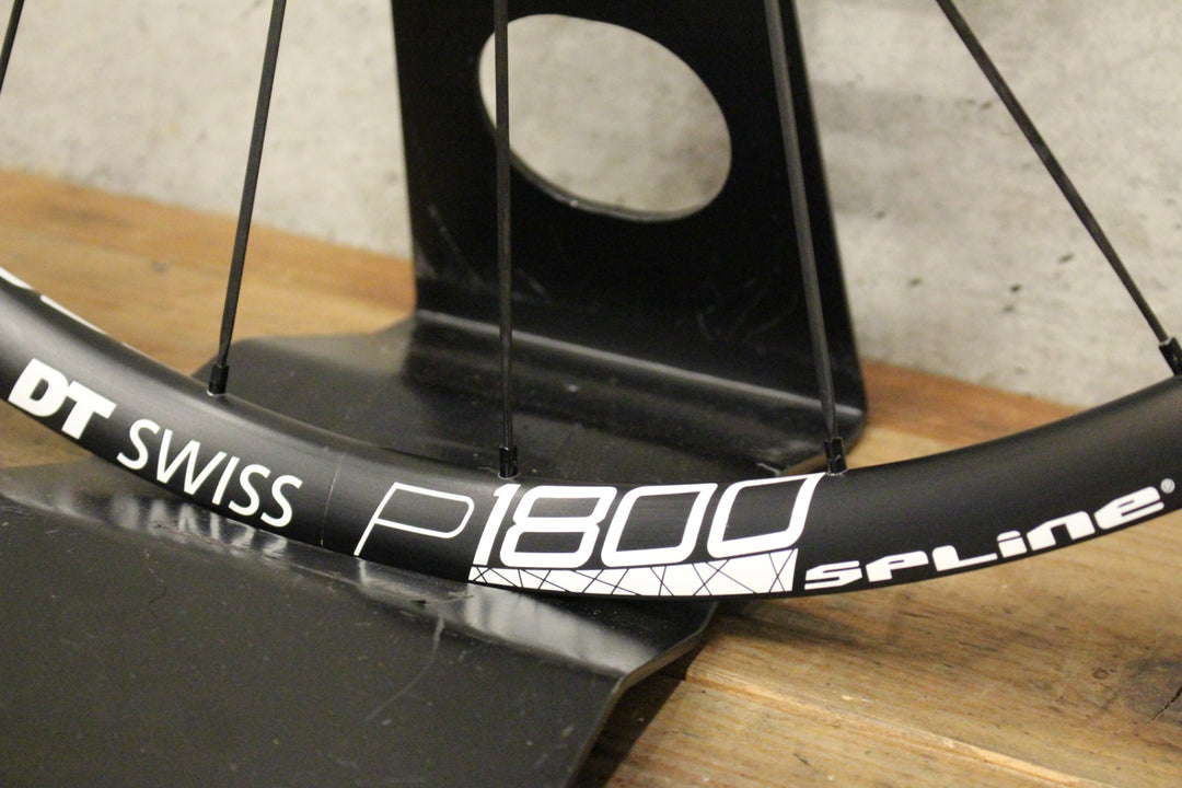 DT SWISS P1800 SPLINE 23 DB DISC アルミ チューブレスレディ ホイール  ワイドリム 18C フロントのみ 【福岡店】